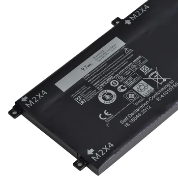 6GTPY de Batería del ordenador Portátil para Dell XPS 15 9570 9550 9560 7590 Precisión 5530 5520 5510 M5510 M5520 Serie 5XJ28 5D91C GPM03
