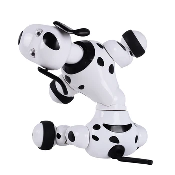 777-338 Regalo de Cumpleaños RC zoomer perro 2.4 G Inalámbrico de Control Remoto Inteligente Perro Mascota Electrónica Educativo de los Niños Robot de Juguete juguetes