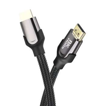 8K 48Gbps 2.1 Cables HDMI 4K HDMI 2.1 Cable eARC Cabo HDMI 2.1 UHD Dinámico HDR HDMI 2.1 Cable de 8K QLED TV