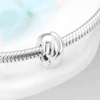 925 Plata Esterlina hermosa serpiente de la moda CZ fina Tapón espaciador Perlas de Ajuste Original Europeo de la Pulsera del Encanto de la Joyería