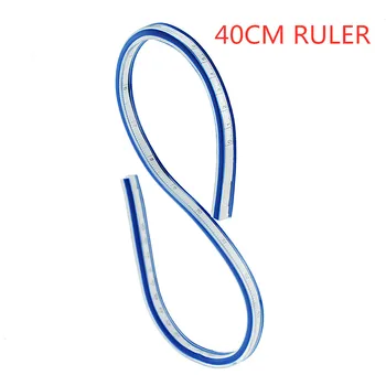 9pcs/set francés Curva de Coser Conjunto de Coser Regla Multi-funcional de Coser, Herramientas de Corte, Regla de la Ropa de la Muestra Métrica Vara de medir