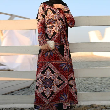 Abaya Vestido De Musulmán De Turquía Islámica Ropa Hiyab Vestidos Caftán Kaftan Marroquí Ramadán Tesettur Elbise Omán Vestidos Túnica