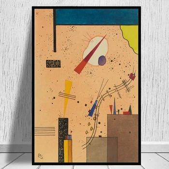 Abstracto Geométrico de obras de Arte Por Wassily Kandinsky Lienzo Pinturas de Carteles y Grabados, Reproducciones de Arte de Pared con Fotos de Decoración para el Hogar