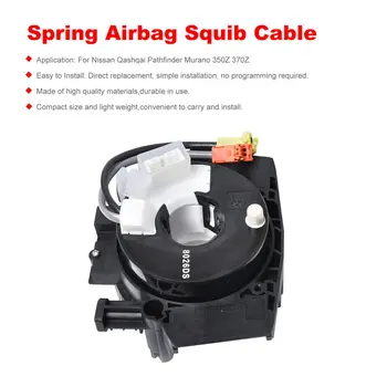 Airbag Reloj de Primavera Squib Espiral de Cable Sensor Spiralkabel 25560-JD003 Para Nissan Qashqai Pathfinder Murano 350Z 370Z