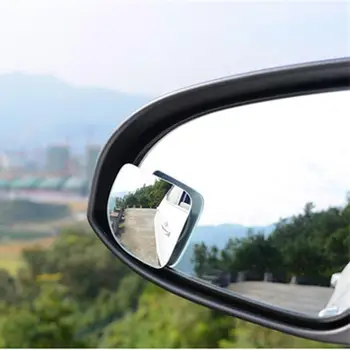 Ajustable Coche Espejos de Punto Ciego Espejo retrovisor Exterior del Lado del resistente a la Intemperie de 360° ajustable de Punto Ciego Espejo de la Vista Posterior