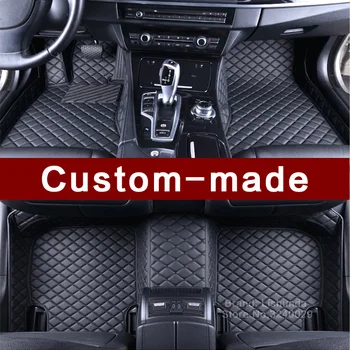 Ajuste personalizado de coche alfombras de piso para Audi A8 L S8 A8L D3 D4 D5 LWB/SWB de alta calidad de coche de lujo-estilo de tapetes para todo clima de la alfombra revestimientos