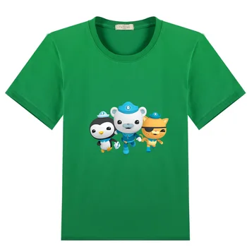 Algodón Octonauts algodón T-shirts de Manga Corta Tops Camiseta Camisetas de Prendas de vestir para niñas