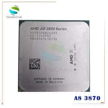 AMD Serie A8 A8 3800 A8 3870 A8-3870 3GHz 100W CPU Quad-Core Procesador AD3870WNZ43GX A8 3870K Socket FM1/ 905pin
