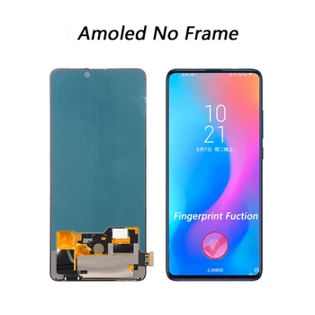 AMOLED lcd Original Para Xiaomi Mi 9T Pro mi9t pantalla para Redmi K20 Pro LCD de Pantalla Táctil digitalizador mi9 t lcd sensor de huellas Dactilares
