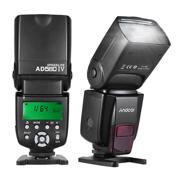 Andoer AD560 IV 2.4 G Inalámbrico Universal En la cámara de Esclavos de la Luz del Flash Speedlite GN50 w/disparo de Flash para Canon Nikon Sony A7 DSLR