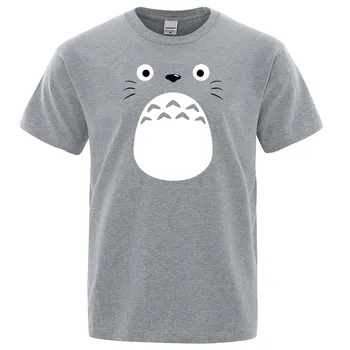 Anime japonés el viaje de chihiro camiseta de Totoro camisetas de Miyazaki Hayao de dibujos animados ropa de Studio Ghibli t-shirt hombres Harajuku Tops Camisetas