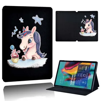 Anti -cratch Soft Shell funda para Tablet Samsung Galaxy Tab Un A6/Ficha E/Ficha S5E Nueva Unicornio Serie Cubierta Protectora + Gratis Stlyus