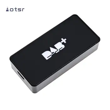 AOTSR Coche Antena DAB Con Adaptador USB Receptor Para Android 4.4 5.1 6.0 7.1 Coche Reproductor que se Aplica en Europa, Australia dab adaptarse