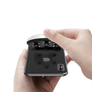 Araña de Copa de Succión, Mini Cargador Inalámbrico de la Almohadilla Para el iPhone 12 Pro Max Portable 10W Rápido de Carga Inalámbrica de la Almohadilla de la Estación De Xiaomi