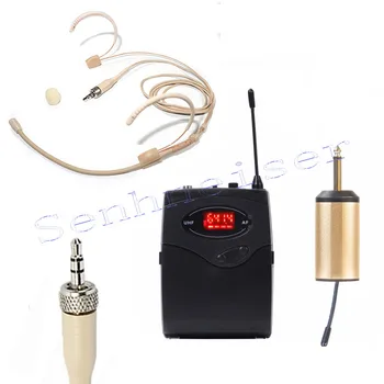 Auricular inalámbrico con Micrófono de Sistema de Transmisor-Receptor de Micrófono Portátil Para Sennheiser EW100 EW300 EW500 G1 G2 G3