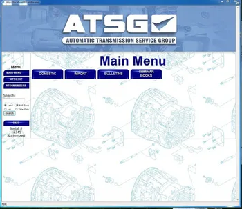 Auto software de reparación de 2017 ATSG (Transmisiones Automáticas de Grupo del Servicio de Información de la Reparación) Manual de Reparación de Software de Diagnóstico