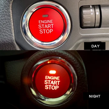 Auto Start Stop del Motor botón de cambio de los Botones de ajuste para el TOYOTA Corolla Camry Rav4 C-HR Prius GT86 Yaris Interior de los Accesorios de Estilo