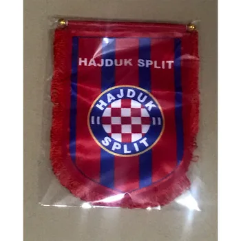 Bandera de Croacia HNK Hajduk Split 30 cm*20 cm de Tamaño Doble de los Lados decoraciones de Navidad que Cuelga banderín de Regalos