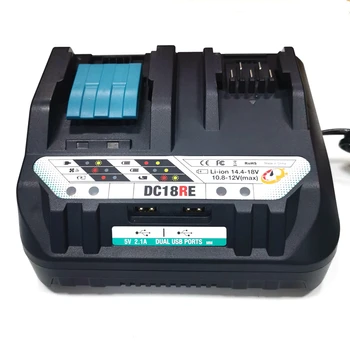BL1830 BL1430 BL1016 BL1021 BL1041 Cargador de Baterías de Litio DC18RE Para Makita 18V 14.4 V 10.8 V 12V li-ion de la Batería de la herramienta