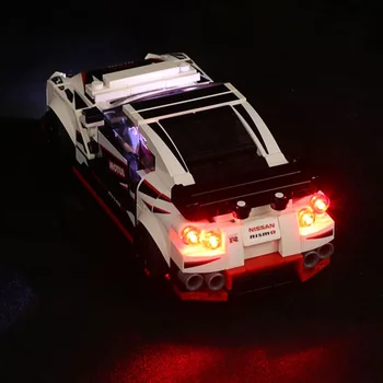 Bloques de construcción de la Iluminación del LED Kit Para la Velocidad de Campeones, el Nissan GT-R NISMO 76896(LED Incluido Solo, No hay Kit)Para Niños Juguetes de Regalo