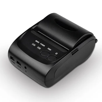 Bluetooth portátil Pos Recibo de código de Barras Térmica Impresora de 58 mm Mini Impressora Termica Máquina Stampante Portatile Para el Teléfono Móvil
