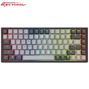 Bluetooth RGB Hotswap Keycool 84 mecánico de teclado de juego de teclados inalámbricos keycool84 de intercambio en caliente de teclado