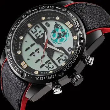 BOAMIGO para Hombre Relojes de los Hombres de la moda Relojes de los Deportes de los Hombres de Cuarzo LED Digital analógico Reloj Masculino impermeable nadar Militar Reloj de Pulsera
