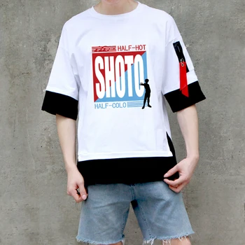 Boku no Hero Academia camiseta de Mi Héroe de la Academia Falso de dos piezas unisex camiseta de verano casual t-shirt ropa de niños de anime tops camisetas