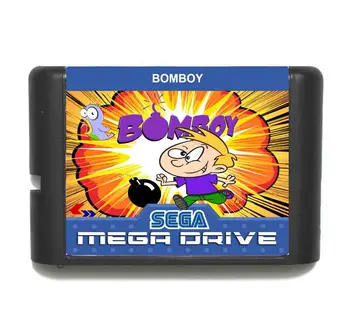 Bomboy 16 bits MD Tarjeta de Juego Con la Caja al por menor Para Sega Megadrive/Genesis