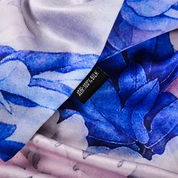 [BYSIFA] Gris Rosa Mujeres Bufandas Chales Foulard Estilo Chino Azul Hechicera Botones Bufandas Abrigos de Invierno de la Bufanda de Seda 175*50cm