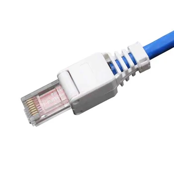 Cable de Ethernet Cat6 UTP de la Herramienta-menos el conector RJ45 de la Red de Cable Sólido Libre de Crimpar el Conector 8P8C Cat6 sin blindaje Modular Terminales