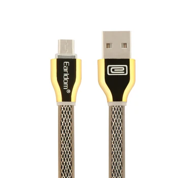 Cable Micro USB, funda de Aluminio LED micro usb línea para Samsung s7 Sincronización de Datos Cable de carga usb Para el Teléfono Móvil de los Cables de
