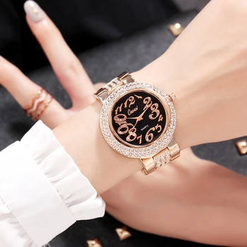 Cacaxi De La Marca Del Reloj De Las Mujeres De Lujo De Famosos Relojes De Diamantes Señoras Rhinestone De Oro Relojes De Pulsera De Moda Reloj De Relogio Feminino A184