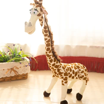 Caliente de la venta al por mayor y Madagascar juguetes de peluche de jirafa familia de monos de la decoración de la fiesta infantil de regalos para niños y bebés