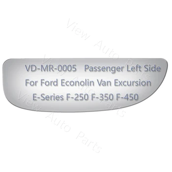 Camioneta Inferior del Espejo de la Vista Posterior de Vidrio para Camioneta Ford Van de Excursión E-Series Super Duty Pasajero Lado Derecho de Remolque Convexo