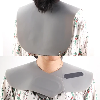 Capa del cuello Envolver el Cuello Escudo Impermeable para corte de Pelo Estilista de Silicona de Coloración del Cabello Cuttin Peluquería Peluquería Herramienta de Peinado