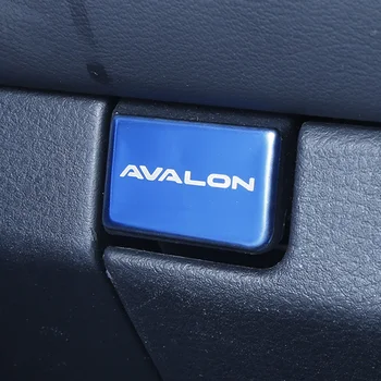 Car Co-piloto Frontal botón de la manija de lentejuelas Para Toyota Avalon 2019 2020 carstyling caja de Almacenamiento de botón, parche accesorios