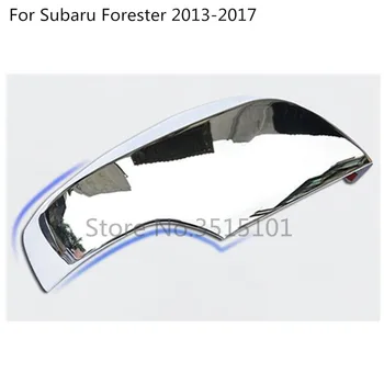 Car styling vista posterior del Retrovisor del Lado del Espejo de cristal Cubierta de marco embellecedor Para Subaru Forester 2013 2016 2017