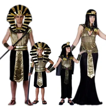 Carnaval De Egipto Cleopatra Trajes De Cosplay De Navidad, Año Nuevo, Fiesta De Los Muchachos De Los Niños Faraón Egipcio De La Ropa Real