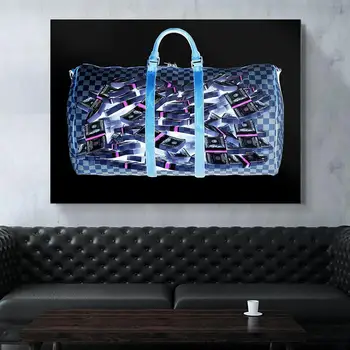 Cartel de Impresiones de la Lona del Dinero en X-ray Cuadros Pintura en tela, Dibujos Para el Diseño de una Casa de Pinturas Dólar Tuinposter Pared Impresiones