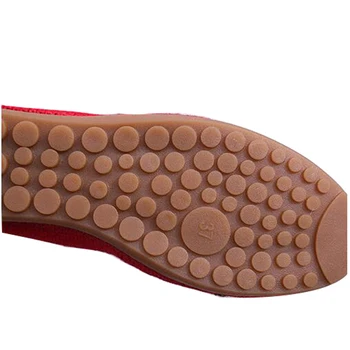 CEYANEAO envío Gratis 2018 Mujeres de la Flor de Pisos de Deslizamiento De la Tela de Algodón Casual Zapatos Cómodos Puntera Redonda Plana Zapatos de Mujer E1204