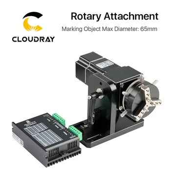 Cloudray Grabado Rotativo Apego con Mandriles de MHX-13-029B Objeto Max Dia.65 mm para Máquina de Marcado Láser
