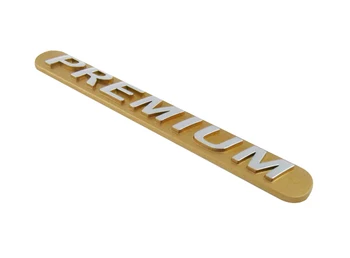 Coche automático en Oro PREMIUM Edition para Fender tronco Insignia Emblema etiqueta Engomada