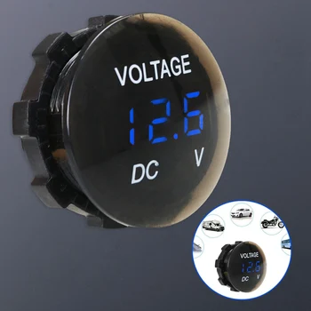 Coche Voltímetro Amperímetro Digital Panel de Probador de la Pantalla Led de Electrodomésticos Para el Coche Auto Accesorios de la Motocicleta Impermeable DC12V