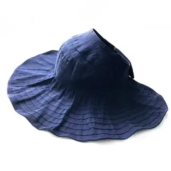 COKK Sombrero de Mujer de Verano los Sombreros Para las Mujeres, las Niñas Plegable de Playa, Sombrero de Sol de Cola de caballo Gorra de Ala Ancha Portátil Anti-Uv de Viajes de Vacaciones