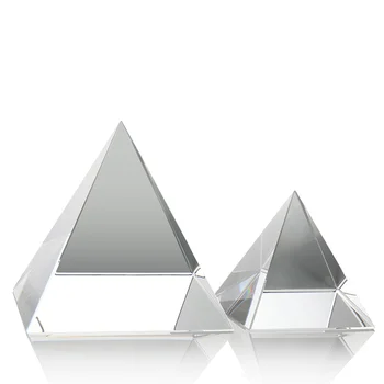 Color Prisma Pirámide de Cristal Generador de Energía Prismas 80mm K9 Cristal de Enseñanza Experimento Herramienta Personalizable de la Familia de la Decoración de Regalo
