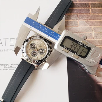 Completa de acero Inoxidable reloj mecánico,RX129 DAYTONA, calidad AAA, cliente VIP de enlaces dedicados