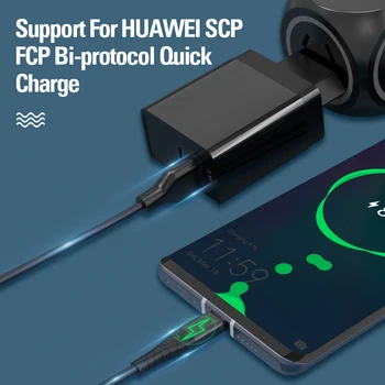Coolreall de Carga Rápida USB 3.0 Cargador Portátil para Huawei, xiaomi Samsung QC3.0 30W Cargador Rápido PD 3.0 Cargador Rápido para el iPhone