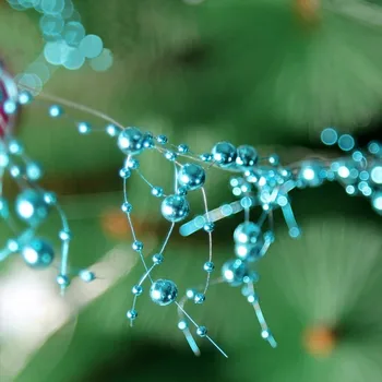 Cordón de Guirnalda Decoración de Navidad Adornos del Árbol de 120 cm de Luz de la Línea de la Cadena de Cordón Parte de la Cadena de Accesorios de Decoración De 6 Colores