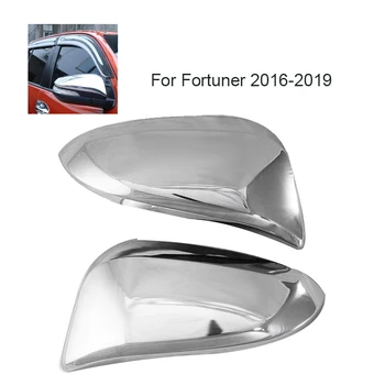 Cromo Espejo de la Vista Posterior de la Cubierta del Lado del Espejo Tapa para Toyota Fortuner 2016 2017 2018 2019